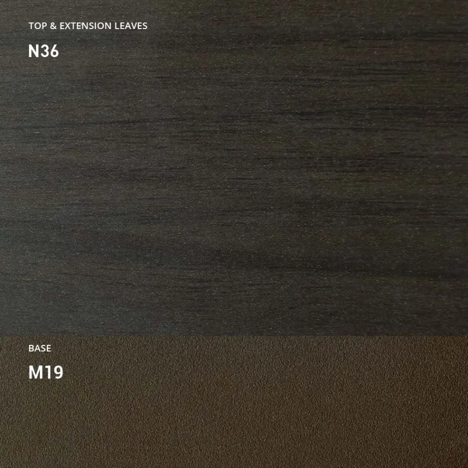 Transformerbart sofabord i metal og træ Fremstillet i Italien - Veneris Viadurini