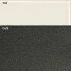 Rund sofabordsbådform i metal og ætset glas - bordplade Viadurini