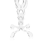 Rundt sofabord i gennemsigtigt plexiglas 2 dimensioner - fosfor Viadurini