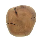 Rundt sofabord i stamme af træ og stål Homemotion - Tancredi Viadurini