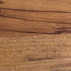 Rundt sofabord i genbrugstræ og stål hvid eller grå - Genoveffa Viadurini