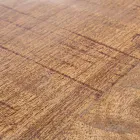 Rundt sofabord i genbrugstræ og stål hvid eller grå - Genoveffa Viadurini