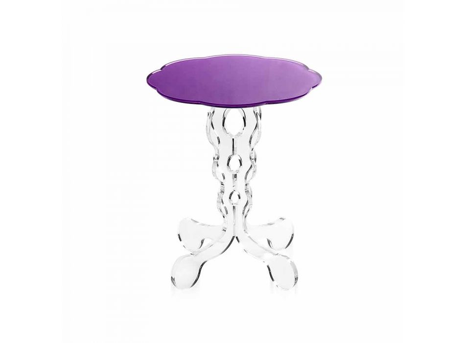Rundt bord Lavendel 36cm i diameter moderne design Janis Viadurini