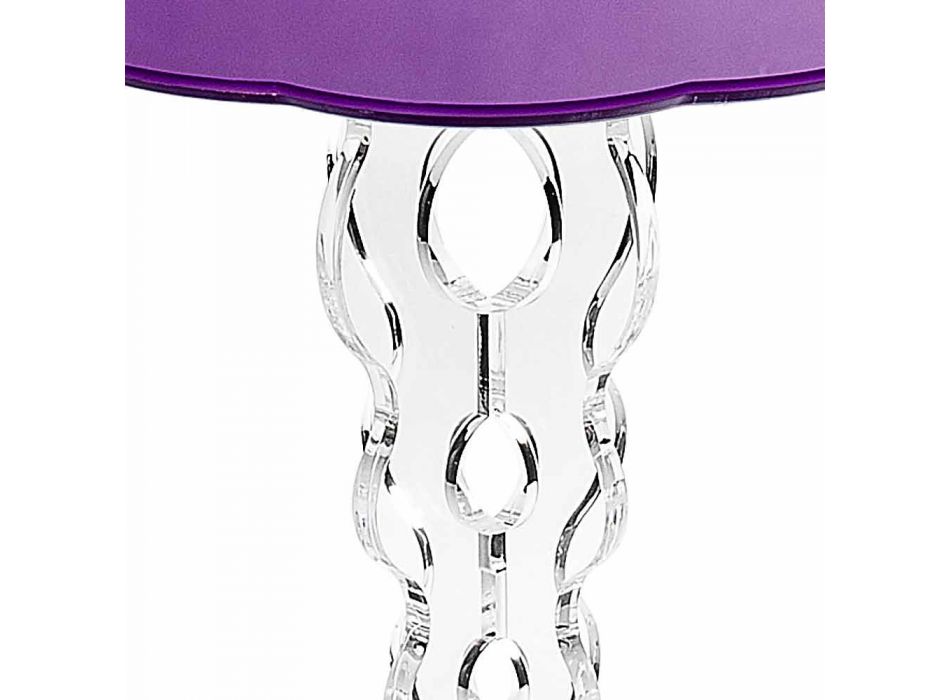 Rundt bord Lavendel 36cm i diameter moderne design Janis Viadurini
