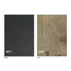 Transformabelt sofabord med træplade og metalbase fremstillet i Italien - fersken Viadurini