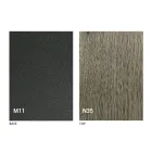 Transformabelt sofabord med træplade og metalbase fremstillet i Italien - fersken Viadurini