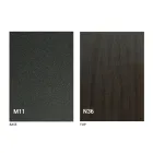 Transformabelt sofabord med træplade og metalbase fremstillet i Italien - fersken Viadurini