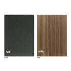 Transformabelt sofabord med træplade og metalbase fremstillet i Italien - fersken Viadurini