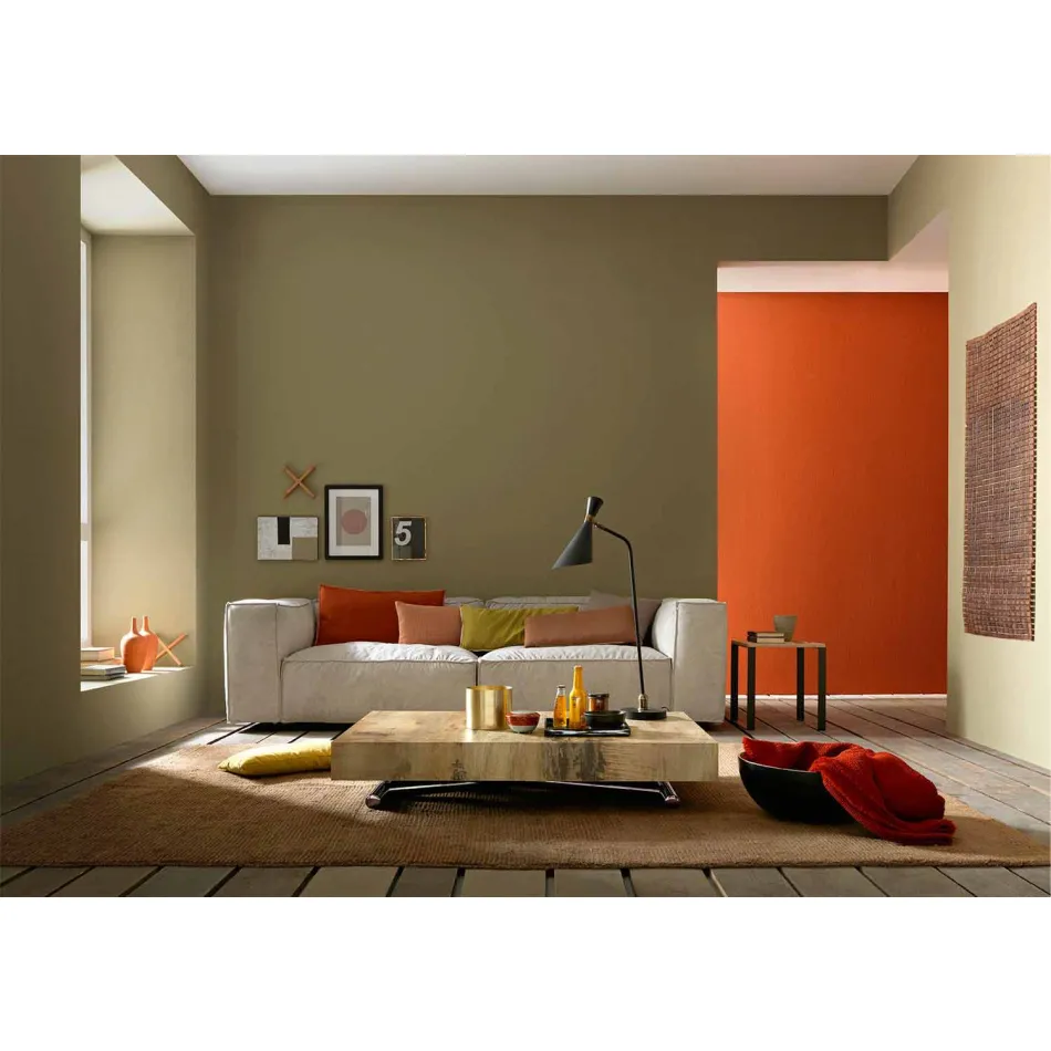 Transformerbart sofabord i træ og sort metal fremstillet i Italien - Niverio Viadurini