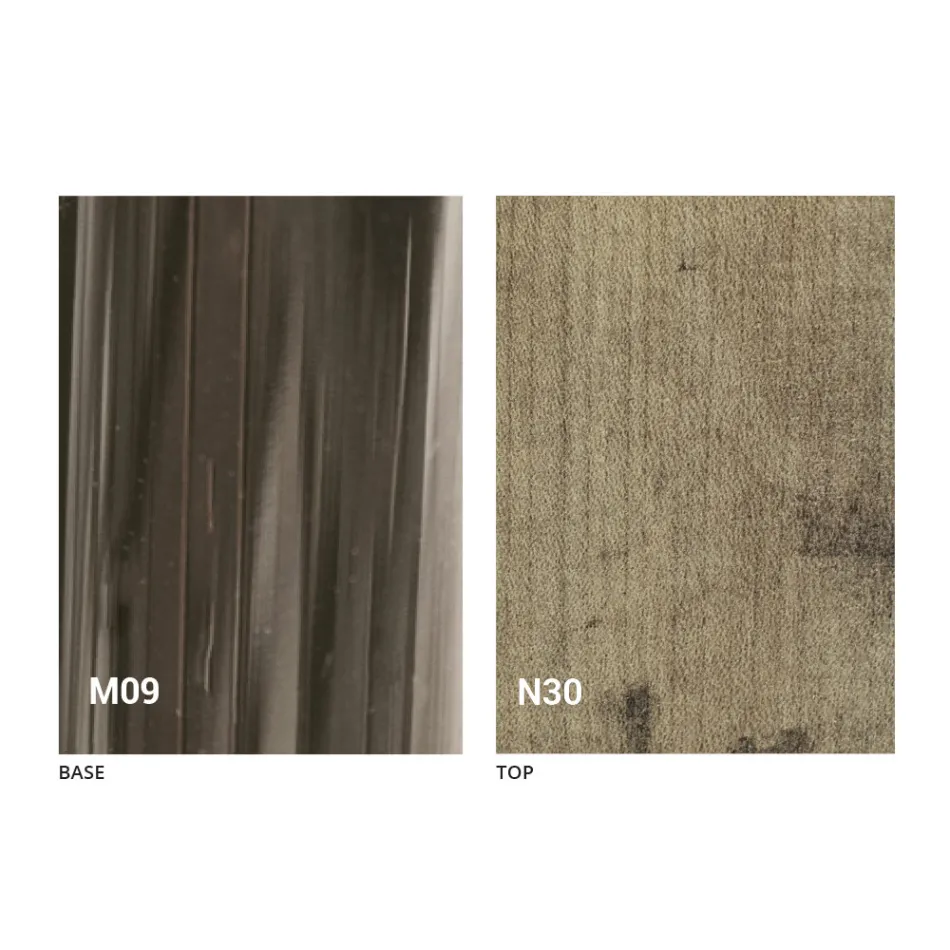 Transformerende sofabord i træ og sort metal fremstillet i Italien - Niverio Viadurini