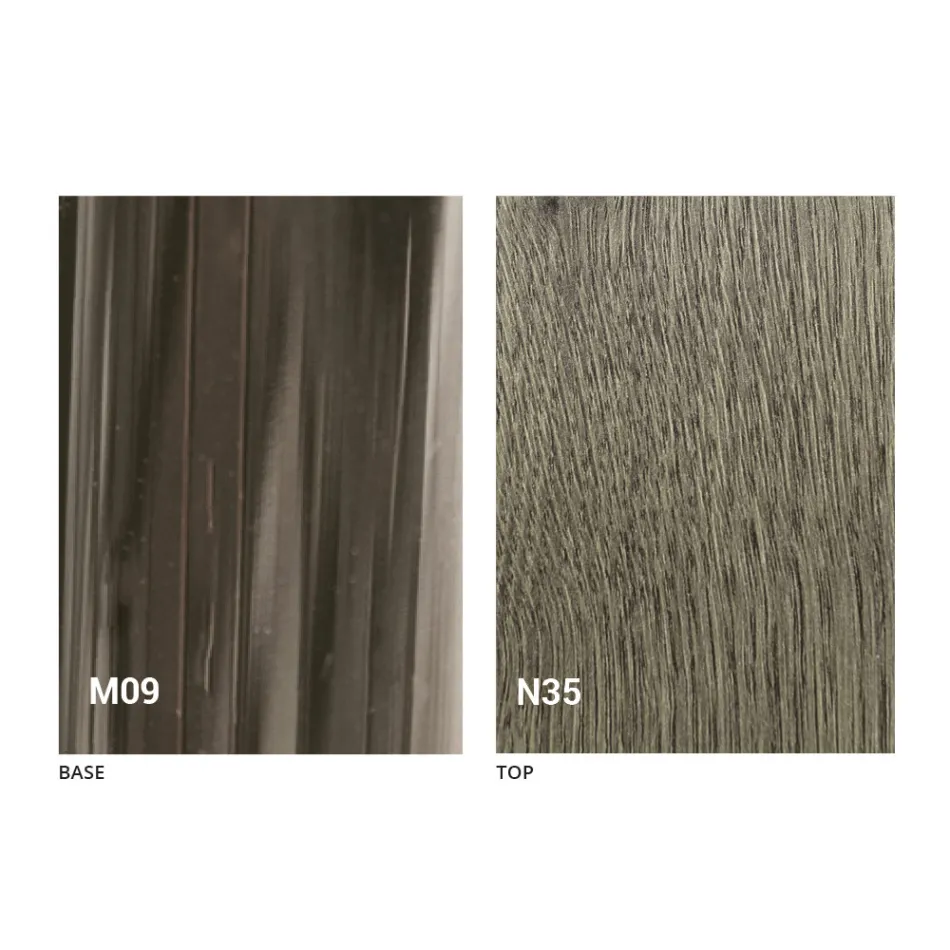 Transformerende sofabord i træ og sort metal fremstillet i Italien - Niverio Viadurini