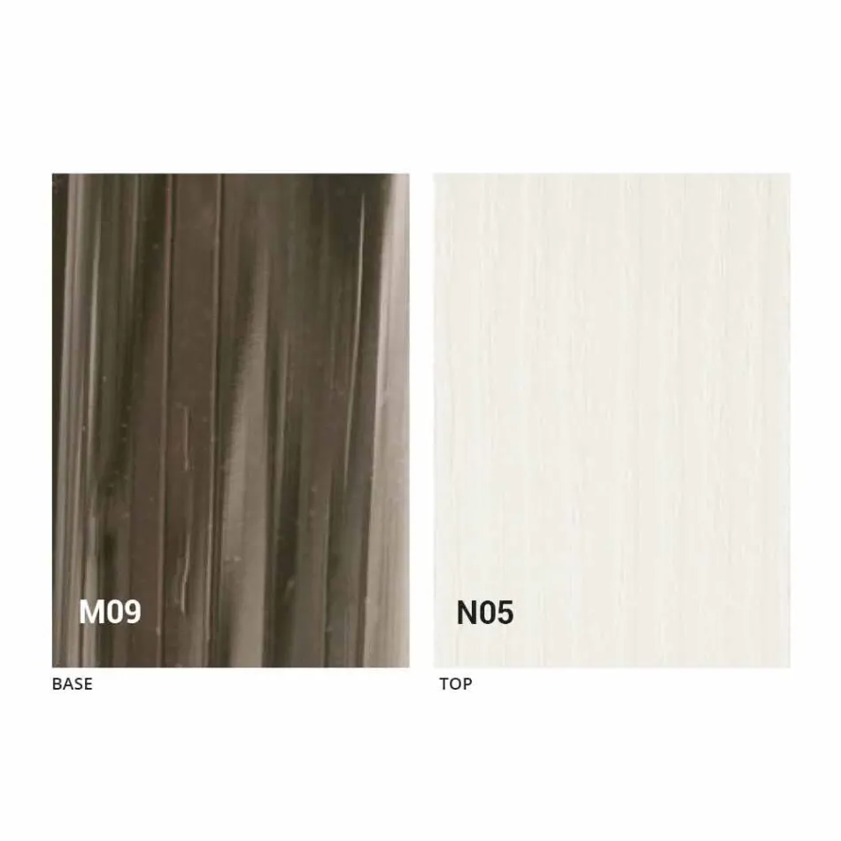 Transformerbart sofabord i træ og sort metal fremstillet i Italien - Niverio Viadurini