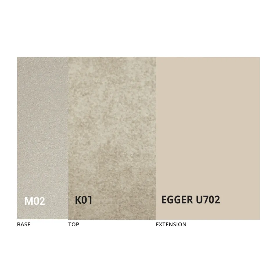 Transformerbart sofabord i metal og keramisk design lavet i Italien - Saturn Viadurini