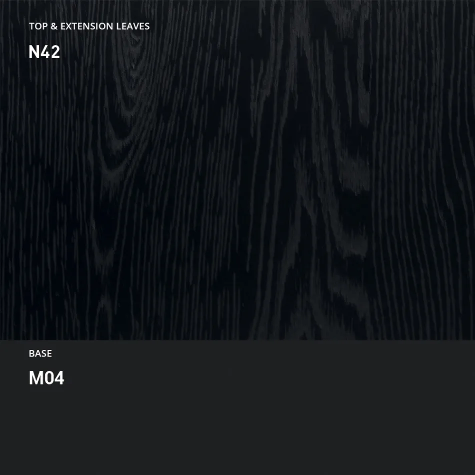 Transformerbart sofabord i træ spisebord lavet i Italien - Polar Viadurini