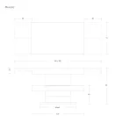 Transformerbart sofabord i træ spisebord lavet i Italien - Polar Viadurini