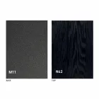 Sofabord, der kan konverteres til et spisebord, træplade og metalbund - fersken Viadurini