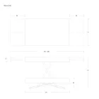 Transformerbart sofabord i metal og træbord lavet i Italien - Polaris Viadurini