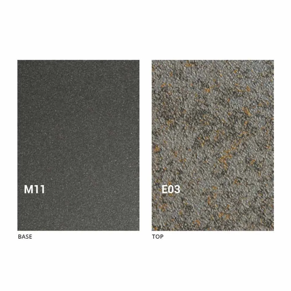 Moderne transformerbart sofabord med Malta effekt top fremstillet i Italien - Patroclus Viadurini