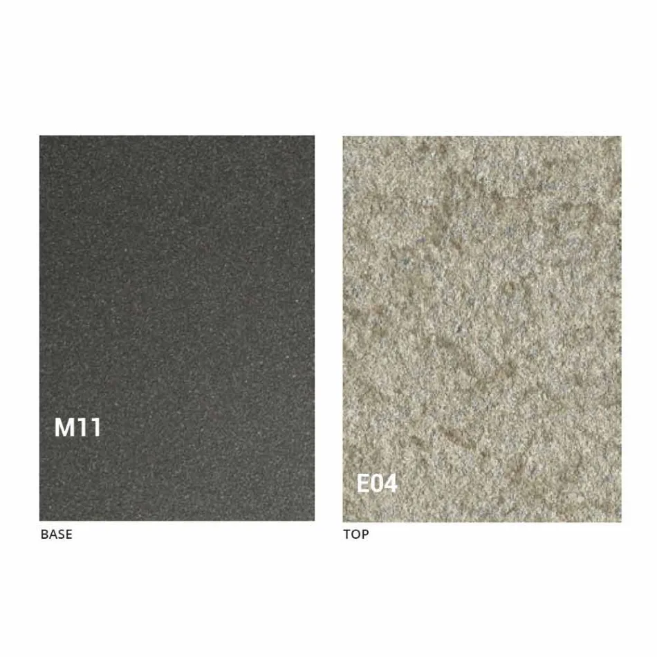 Moderne transformerbart sofabord med Malta effekt top fremstillet i Italien - Patroclus Viadurini