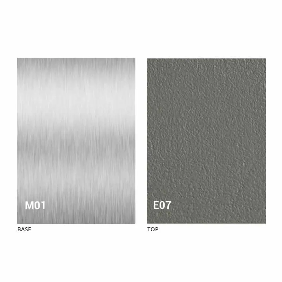 Moderne transformerbart sofabord med mørteleffekt Top fremstillet i Italien - Salomon Viadurini