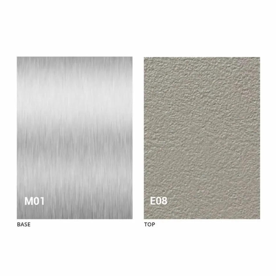 Moderne transformerbart sofabord med mørteleffekt Top fremstillet i Italien - Salomon Viadurini