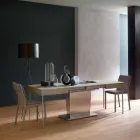 Moderne transformerbart sofabord med mørteleffekt Top fremstillet i Italien - Salomon Viadurini