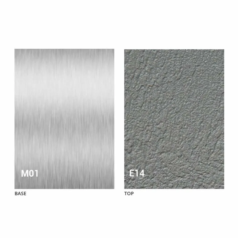 Moderne transformerbart sofabord med mørteleffekt Top fremstillet i Italien - Salomon Viadurini