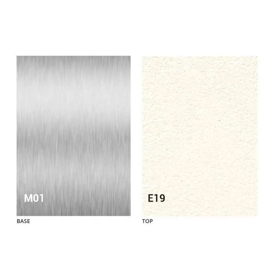 Moderne transformerbart sofabord med mørteleffekt Top fremstillet i Italien - Salomon Viadurini