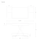 Moderne transformerbart sofabord i metal og træ lavet i Italien - univers Viadurini