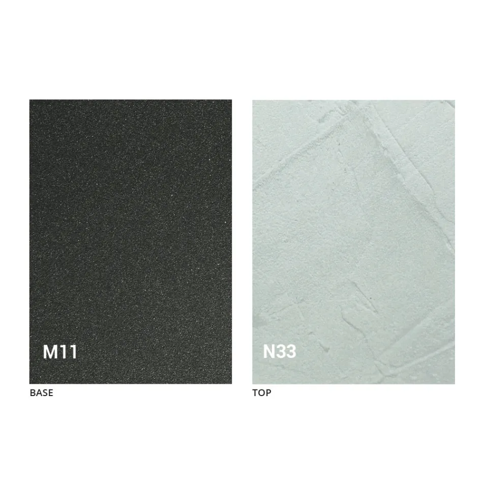 Moderne transformerbart sofabord i grafitmetal og træplade - Sistocle Viadurini