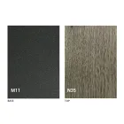 Moderne transformerbart sofabord i grafitmetal og træplade - Sistocle Viadurini