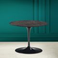 Tulip Eero Saarinen H 41 sofabord i keramisk Noir Desire Made in Italy - Scarlet