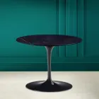 Tulip Sofabord Eero Saarinen H 41 i Keramik Noir Laurent Made in Italy - Scarlet Viadurini