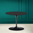Tulip Sofabord Eero Saarinen H 41 i Noir Blød Keramik Made in Italy - Scarlet Viadurini