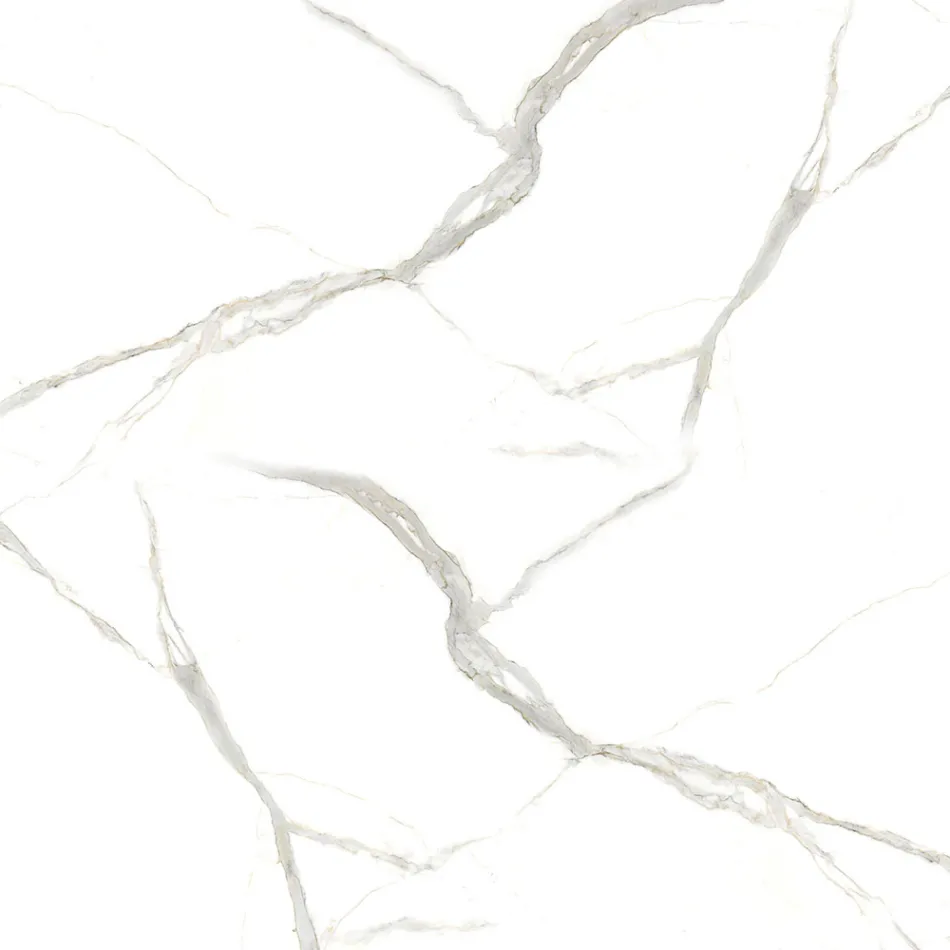 Tulip Saarinen H 41 Oval Sofabord i Calacatta Michelangelo Keramik Viadurini