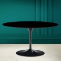 Tulip Saarinen H 41 ovalt sofabord i absolut sort keramik Made in Italy - Scarlet