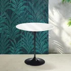 Saarinen Tulip sofabord H 52 cm i blank hvid Florim keramik - Scarlet Viadurini