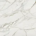 Saarinen Tulip sofabord, ovalt, H 41 cm, blank keramik, fremstillet i Italien - skarlagenrød Viadurini