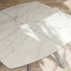 Udtrækkeligt tøndebord til 170 cm i lagdelt HPL - Convivio Viadurini