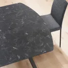 Udtrækkeligt tøndebord til 170 cm i lagdelt HPL - Convivio Viadurini