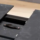 Udtrækkeligt tøndebord til 170 cm i lagdelt HPL - Convivio Viadurini