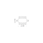 Moderne tøndebord i keramik og roseguldstål fremstillet i Italien – Settimmio Viadurini