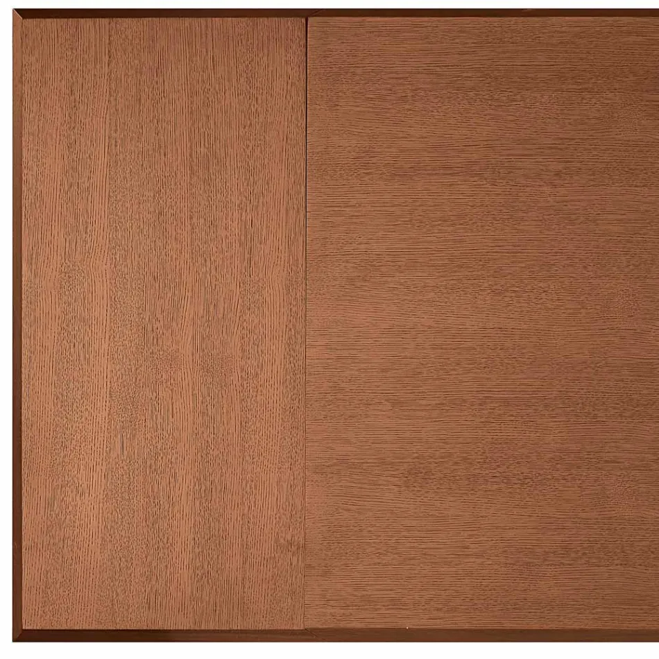 Udtræksbord 160/240x90 cm lavet af valnød og jern - Nodo Viadurini