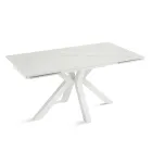 Udtræksbord 160/240x91 cm i sintret sten med marmoreffekt - Palazzo Viadurini