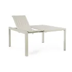 Udtrækbart bord til 149 cm i pulverlakeret aluminium - Behøves Viadurini