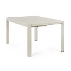 Udtrækbart bord til 149 cm i pulverlakeret aluminium - Behøves Viadurini