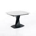 Udtrækbart bord til 165 cm i metal og keramik - Boccanera