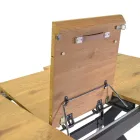 Udtræksbord 180 cm i MDF-træeffekt med præget korn - skum Viadurini