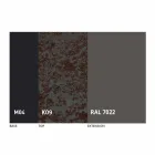 Udtrækkeligt spisebord til 2,8 m i keramiske og metalben - Paoluccio Viadurini