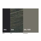 Udtrækkeligt spisebord til 2,8 m i keramiske og metalben - Paoluccio Viadurini